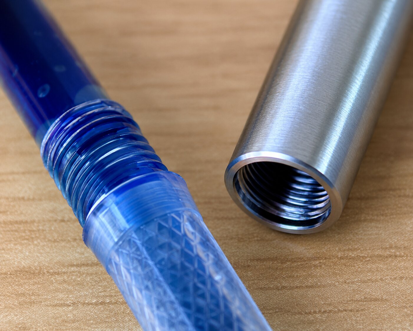 Refill threading directly into the TETSU metal body